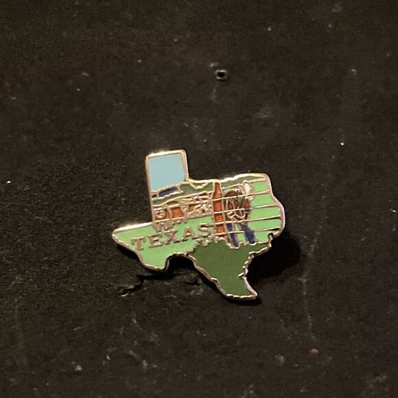 State Of Texas Cattle Lapel Hat Pin - Picture 1 of 3